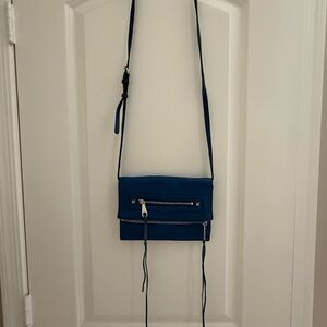 Rebecca Minkoff Blue Crossbody Bag with Adjustable Strap